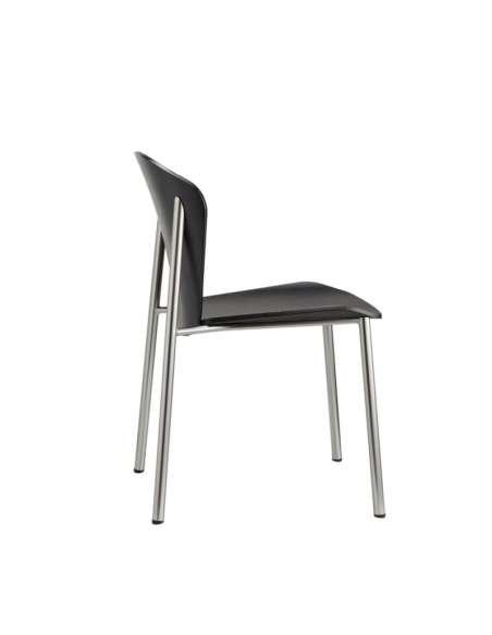 alt= Silla Finn Metal wood