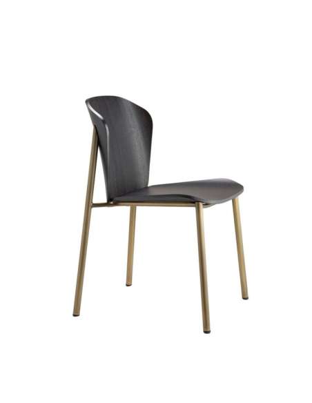 alt= Silla Finn Metal wood