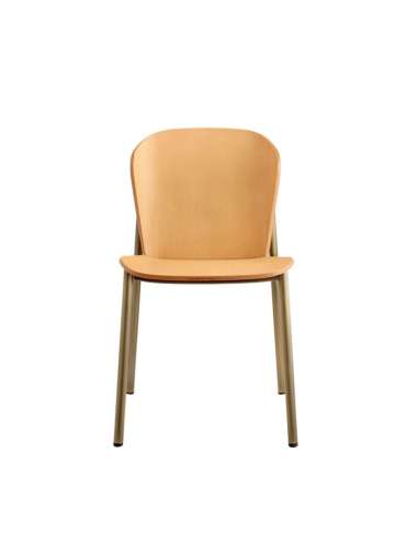 alt= Silla Finn Metal wood