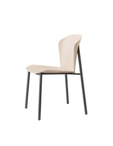 alt= Silla Finn Metal wood
