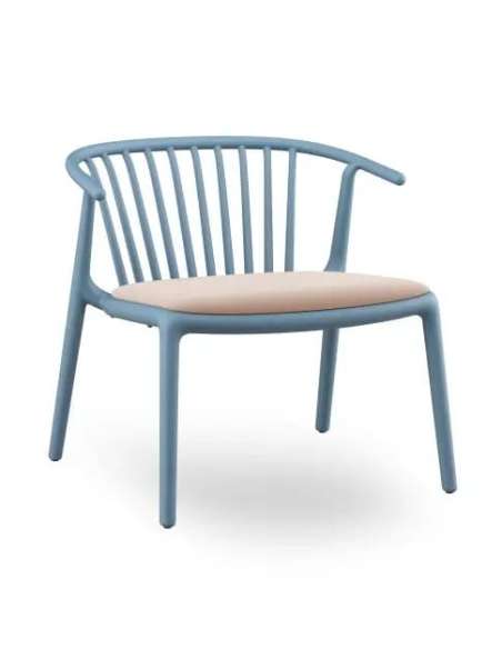 alt= sillón Woody lounge tapizado