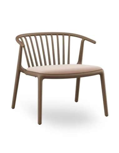 alt= sillón Woody lounge tapizado