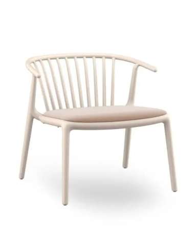 alt= sillón Woody lounge tapizado