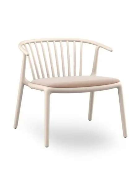 alt= sillón Woody lounge tapizado