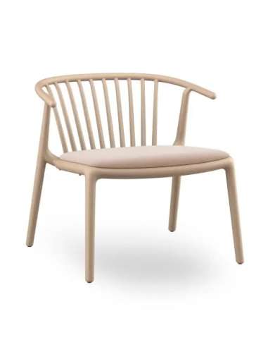 alt= sillón Woody lounge tapizado