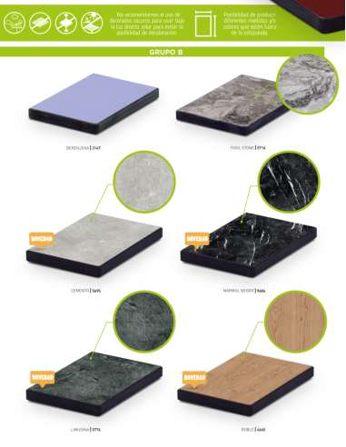 alt= Mesa Alta Deco-H-C-R Aluminio Epoxy