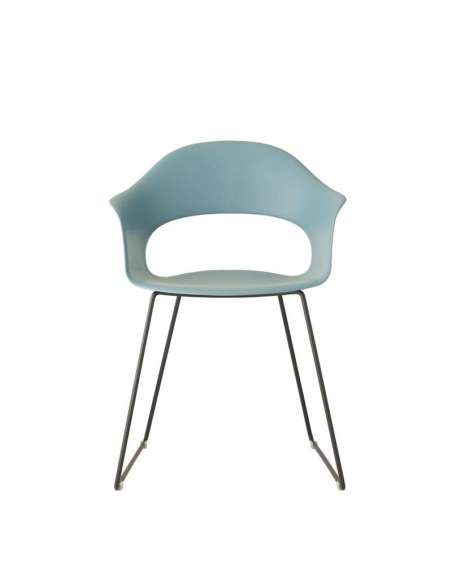 alt= Sillón Lady B con patín deslizante