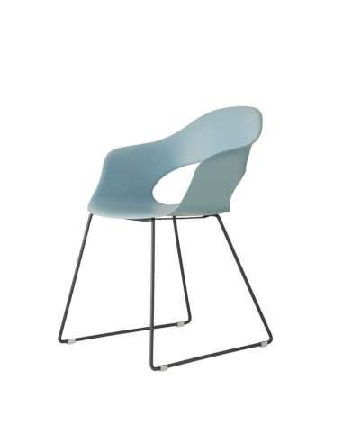 alt= Sillón Lady B con patín deslizante