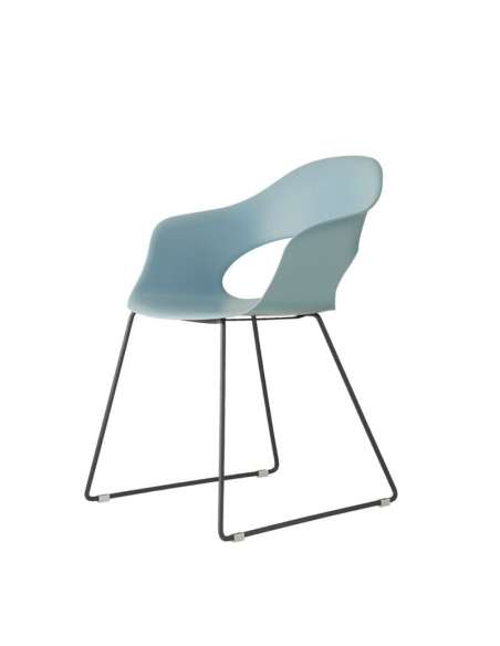 alt= Sillón Lady B con patín deslizante