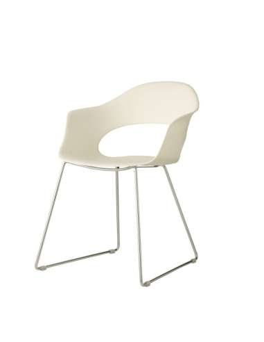 alt= Sillón Lady B con patín deslizante