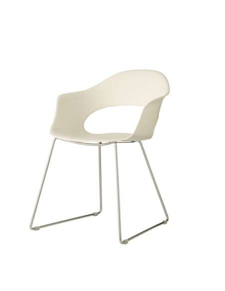 alt= Sillón Lady B con patín deslizante