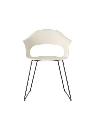 alt= Sillón Lady B con patín deslizante