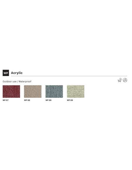 alt= Taburete Lisa Waterproof 75