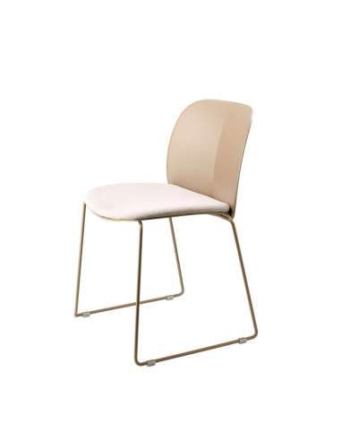 alt= Silla Mentha Go Green con patín deslizante