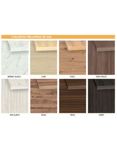alt= Tablero de melamina para mesas