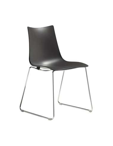 alt= Silla Zebra Tecnopolímero con patín deslizante