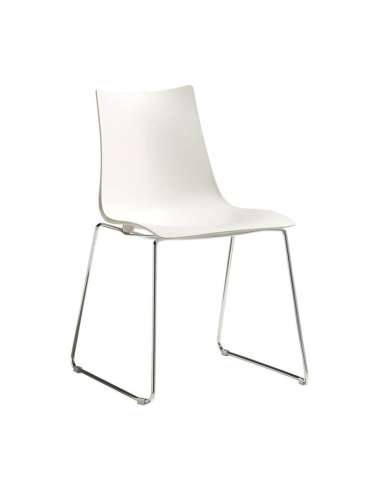 alt= Silla Zebra Tecnopolímero con patín deslizante