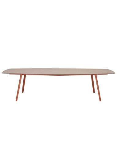 alt= Mesa Squid 300x130 cm. Hexagonal
