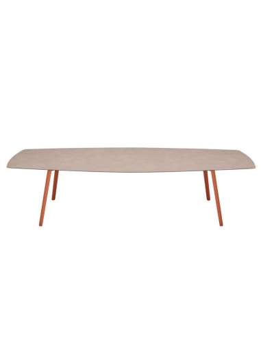 alt= Mesa Squid 300x130 cm. Hexagonal