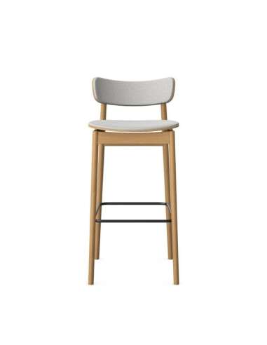 alt= Taburete Nopp tapizado