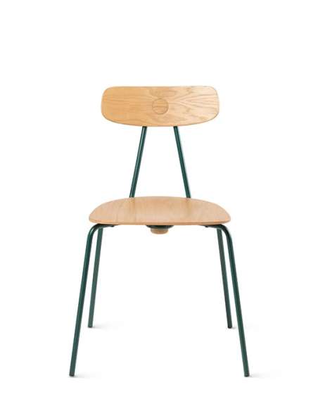 alt= Silla Skool Roble