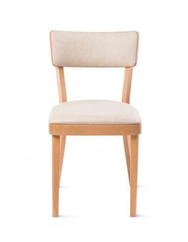 alt= Silla Solid Roble tapizada