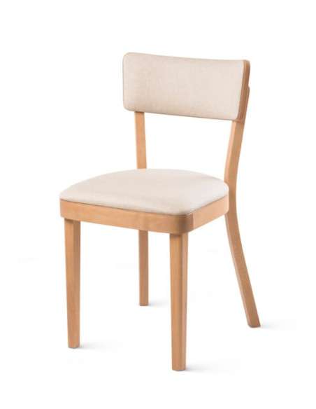 alt= Silla Solid Roble tapizada