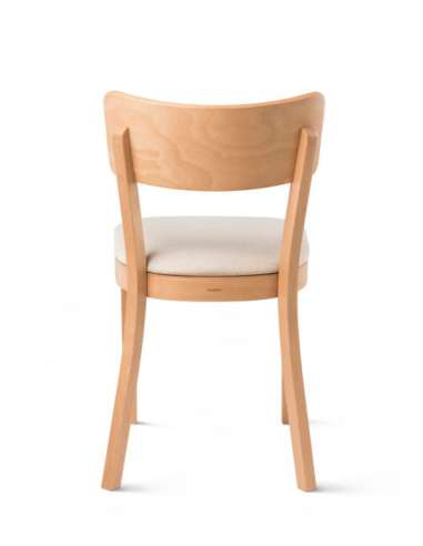 alt= Silla Solid Roble tapizada