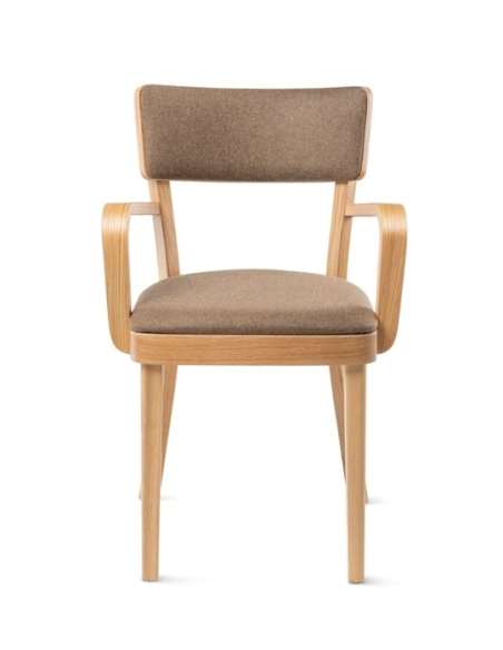 alt= Sillón Solid Roble tapizado