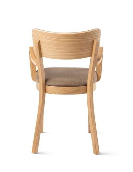 alt= Sillón Solid Roble tapizado