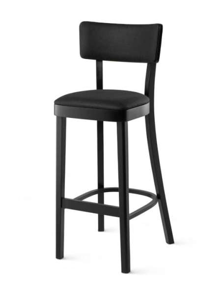 alt= Taburete Solid Roble tapizado