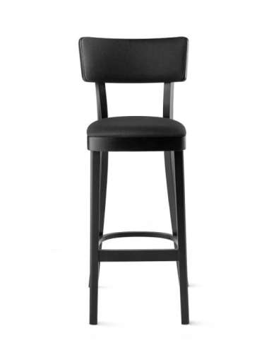 alt= Taburete Solid Roble tapizado