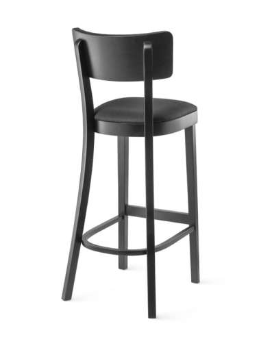 alt= Taburete Solid Roble tapizado