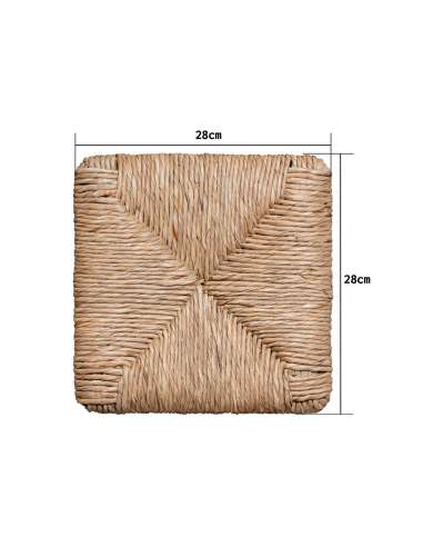 alt= Asiento de anea 28x28 cm