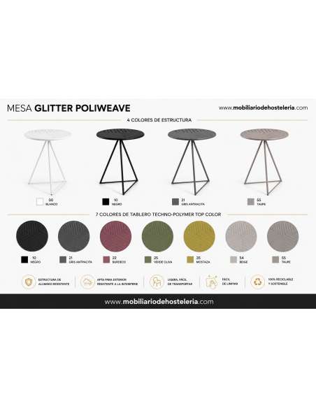 alt= Mesa Glitter Poliweave