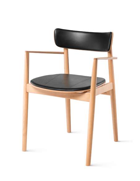 alt= Sillón Nopp tapizado